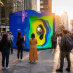Installation dart urbain captivante