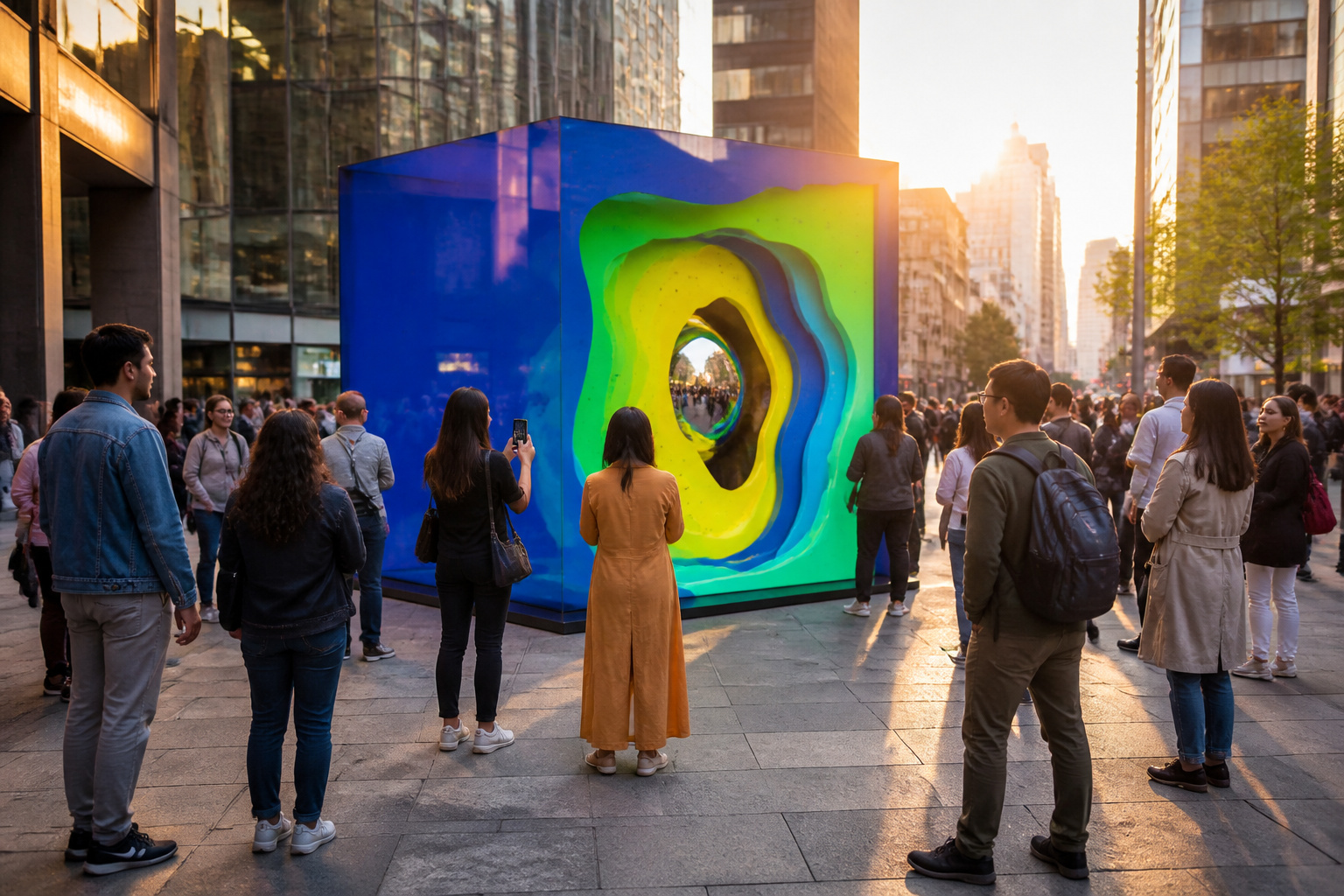 Installation dart urbain captivante