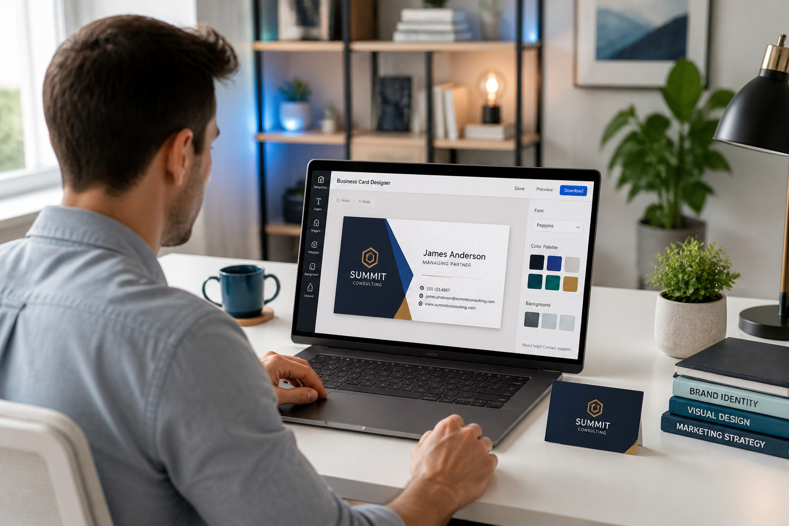 Creation de carte de visite professionnelle
